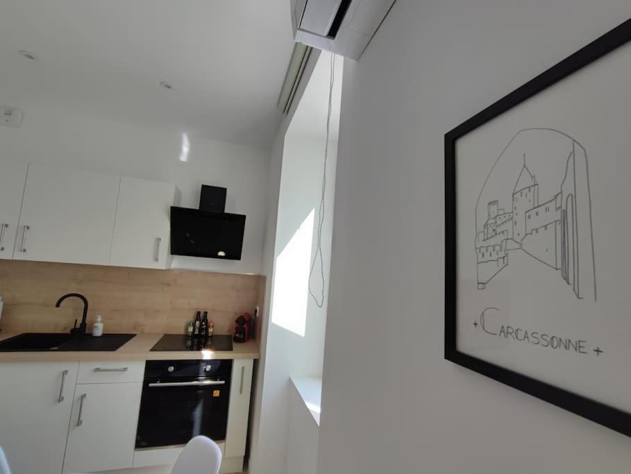 カルカソンヌPause Entre Cite Et Bastide *Clim *Wifi *Smart Tvアパートメント エクステリア 写真